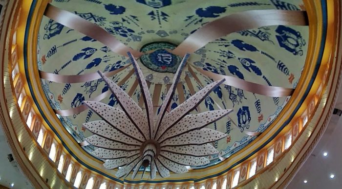 Interior Masjid Hubbul Wathan Mataram