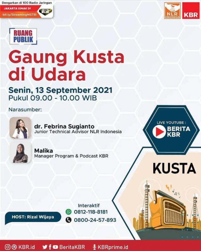 flyer Gaung Kusta di Udara