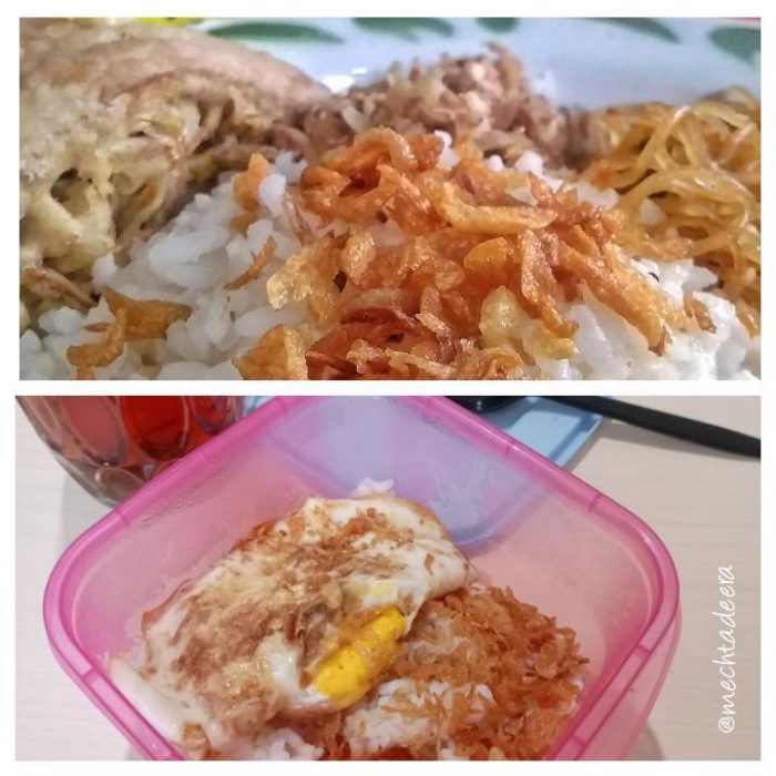 Bawang Goreng saat sarapan 